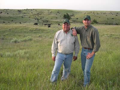 Ted Alexander and son Brian